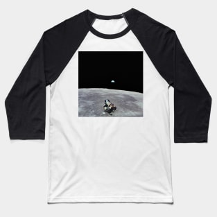 Apollo 11 LM ascent stage in lunar orbit, 1969 (C042/1704) Baseball T-Shirt